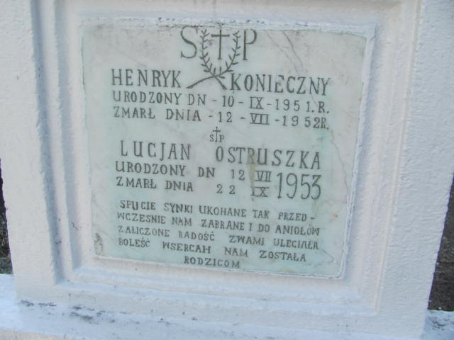 Lucjan Ostruszka 1953 Oława - Grobonet - Wyszukiwarka osób pochowanych