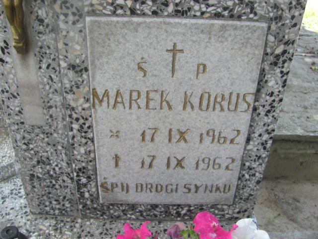 Marek Korus 1962 Oława - Grobonet - Wyszukiwarka osób pochowanych