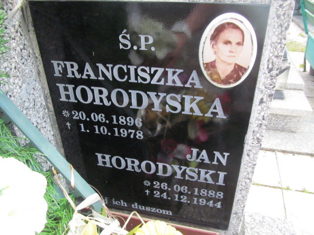Franciszka Horodyska 1896 Oława - Grobonet - Wyszukiwarka osób pochowanych
