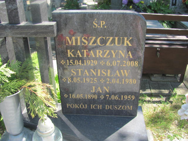 Katarzyna Miszczuk 1929 Oława - Grobonet - Wyszukiwarka osób pochowanych