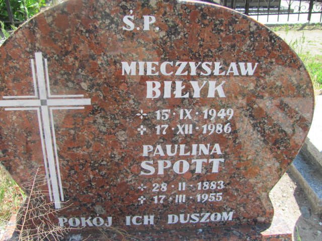 Paulina Spott 1883 Oława - Grobonet - Wyszukiwarka osób pochowanych