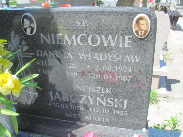 Franciszek Jabczyński 1876 Oława - Grobonet - Wyszukiwarka osób pochowanych