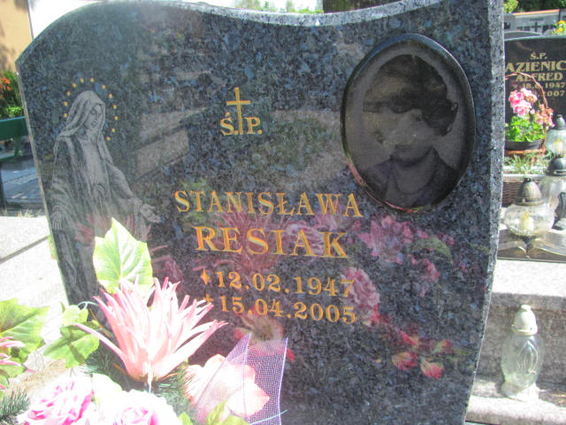 Stanisława Resiak 1947 Oława - Grobonet - Wyszukiwarka osób pochowanych