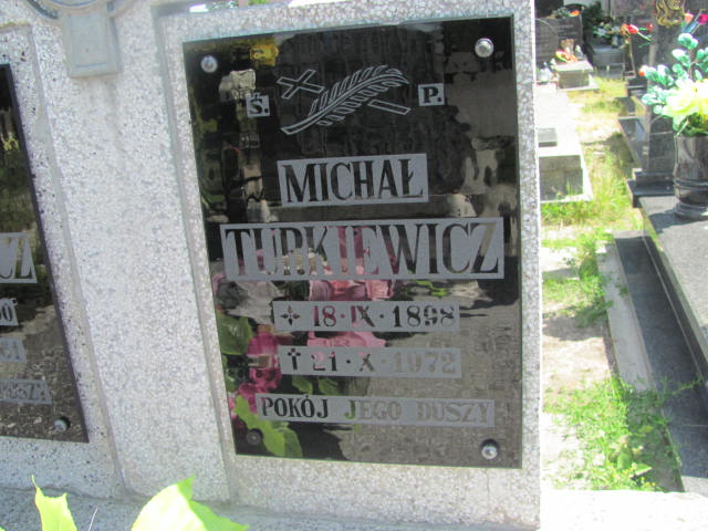 Michał Turkiewicz 1898 Oława - Grobonet - Wyszukiwarka osób pochowanych