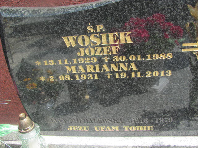 Anna Michalewska 1913 Oława - Grobonet - Wyszukiwarka osób pochowanych