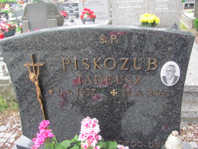 Tadeusz Piskozub 1937 Oława - Grobonet - Wyszukiwarka osób pochowanych