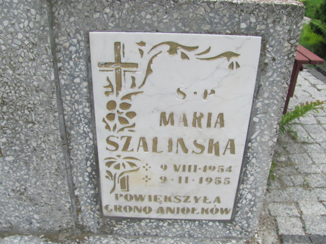 Maria Szalińska 1954 Oława - Grobonet - Wyszukiwarka osób pochowanych