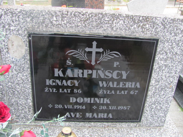 Dominik Karpiński 1914 Oława - Grobonet - Wyszukiwarka osób pochowanych