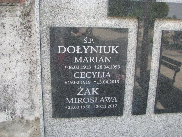 Mirosława Grażyna Żak 1950 Oława - Grobonet - Wyszukiwarka osób pochowanych