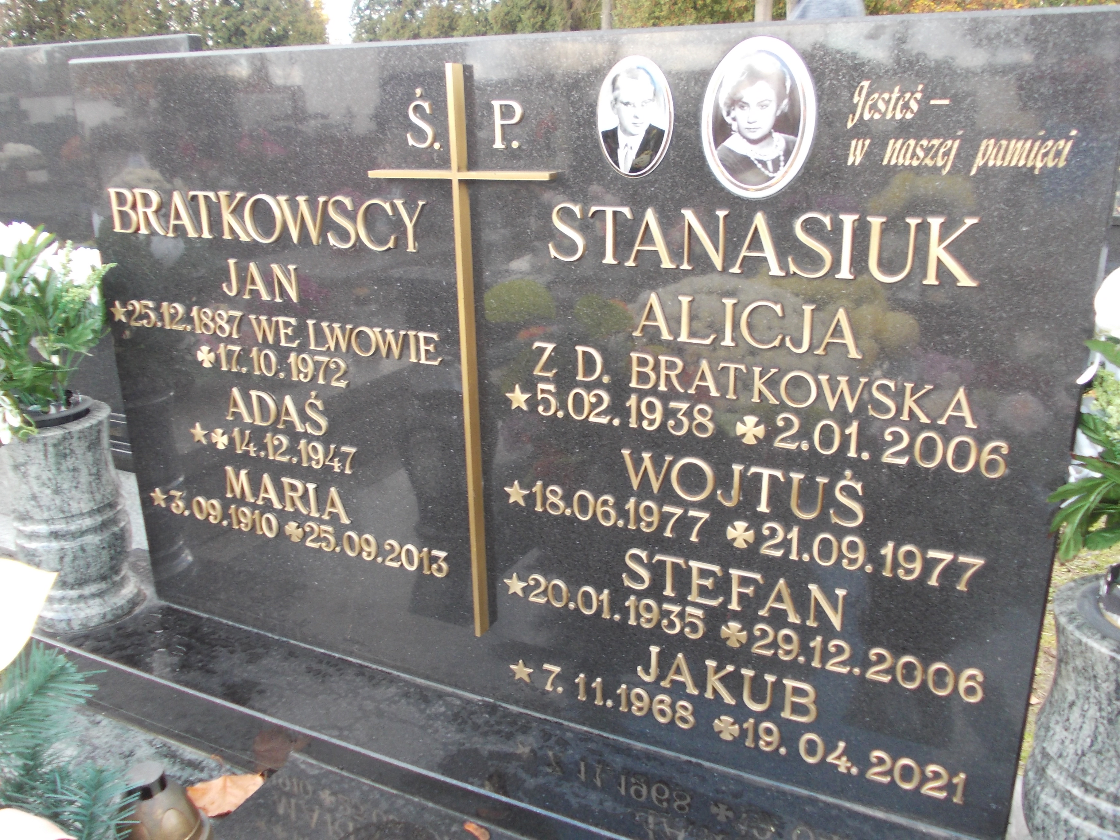 Adam Władysław Bratkowski 1947 Oława - Grobonet - Wyszukiwarka osób pochowanych