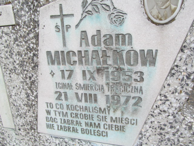 Adam Michałków 1953 Oława - Grobonet - Wyszukiwarka osób pochowanych