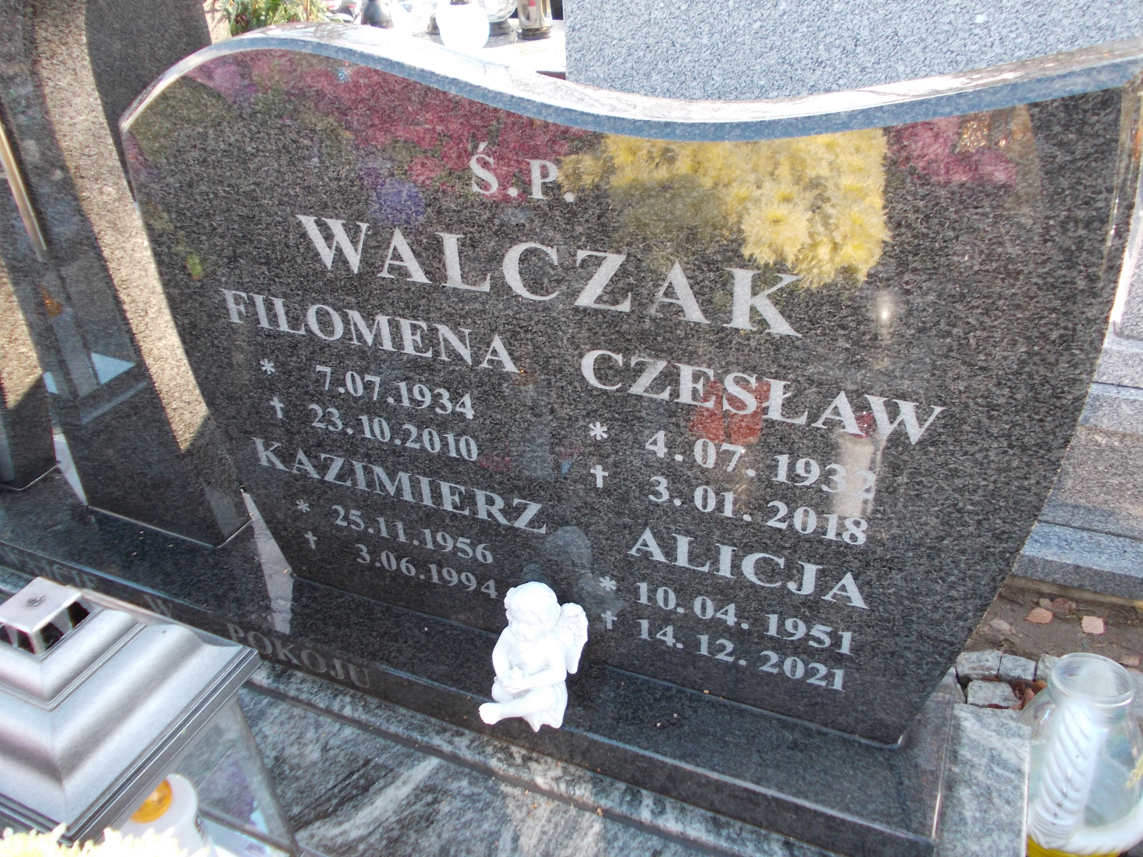 Alicja Walczak 1951 Oława - Grobonet - Wyszukiwarka osób pochowanych