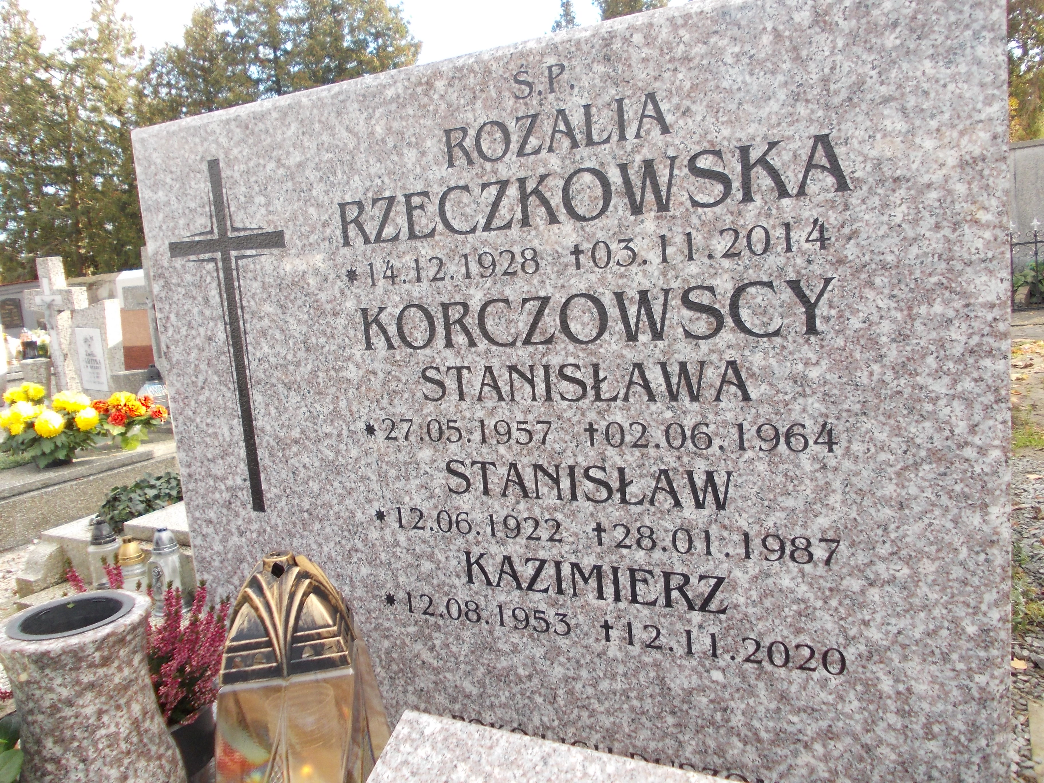 Rozalia Rzeczkowska 1928 Oława - Grobonet - Wyszukiwarka osób pochowanych