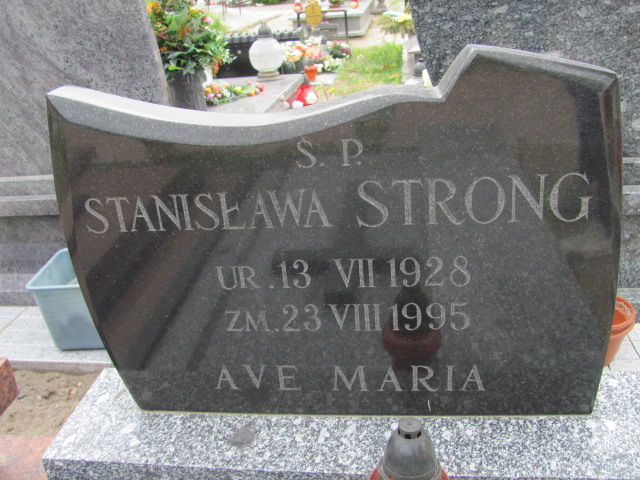 Stanisława Strong 1928 Oława - Grobonet - Wyszukiwarka osób pochowanych