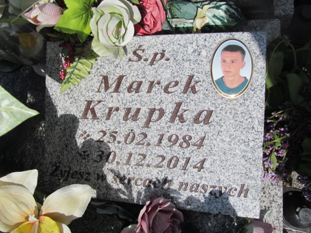 Marek Adam Krupka 1984 Oława - Grobonet - Wyszukiwarka osób pochowanych