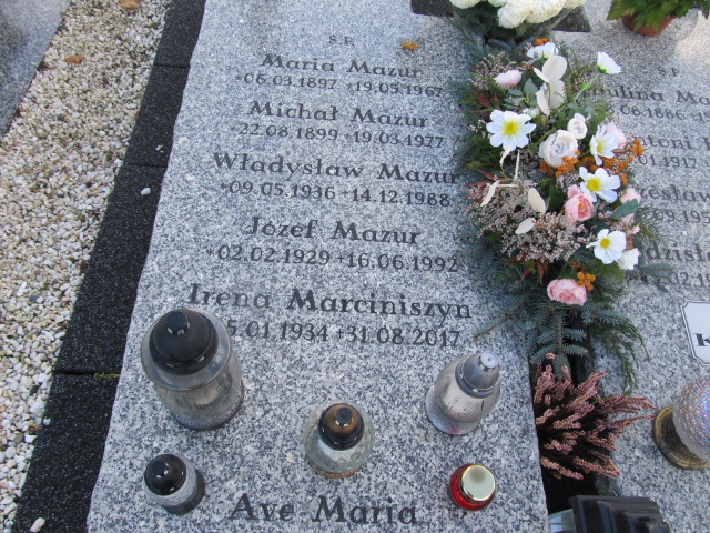 Władysław Mazur 1936 Oława - Grobonet - Wyszukiwarka osób pochowanych