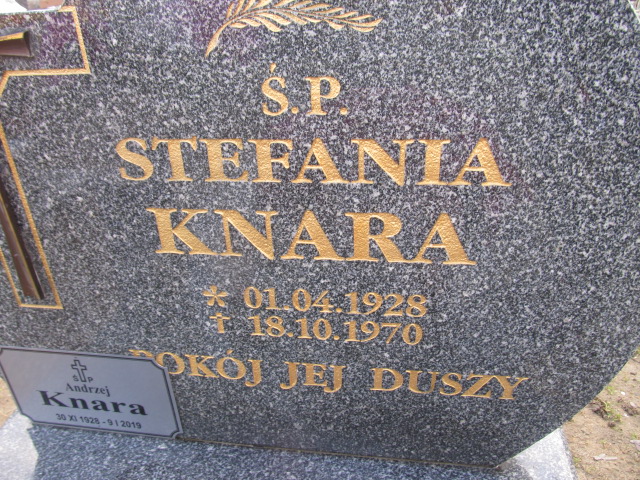 Stefania Knara 1928 Oława - Grobonet - Wyszukiwarka osób pochowanych