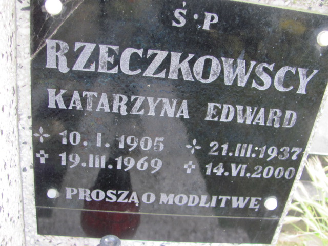 Katarzyna Rzeczkowska 1905 Oława - Grobonet - Wyszukiwarka osób pochowanych