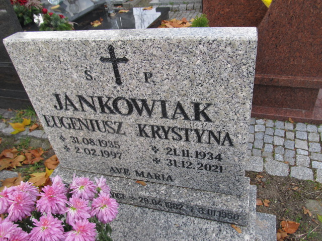 Krystyna Jankowiak 1934 Oława - Grobonet - Wyszukiwarka osób pochowanych