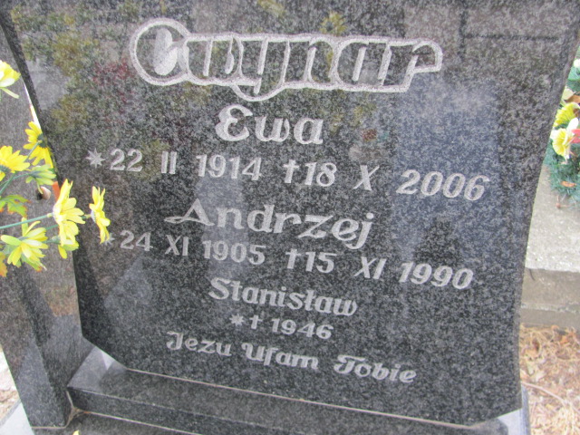 Ewa Cwynar  1914 Oława - Grobonet - Wyszukiwarka osób pochowanych