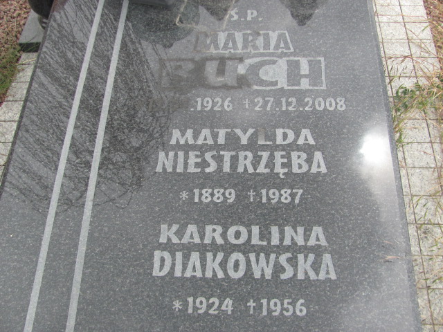 Karolina Diakowska 1922 Oława - Grobonet - Wyszukiwarka osób pochowanych