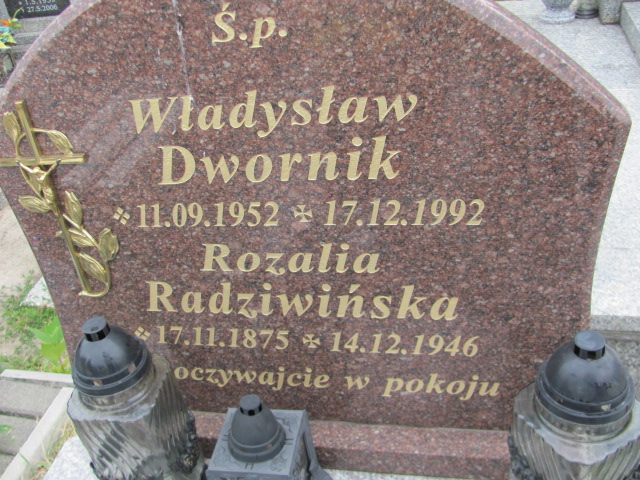 Rozalia Radziwińska 1875 Oława - Grobonet - Wyszukiwarka osób pochowanych