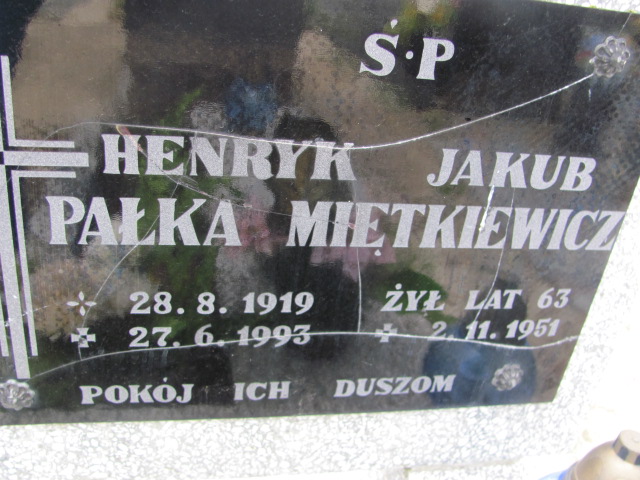 Henryk Pałka 1919 Oława - Grobonet - Wyszukiwarka osób pochowanych