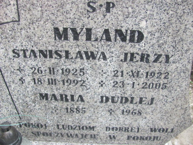 Jerzy Myland 1922 Oława - Grobonet - Wyszukiwarka osób pochowanych