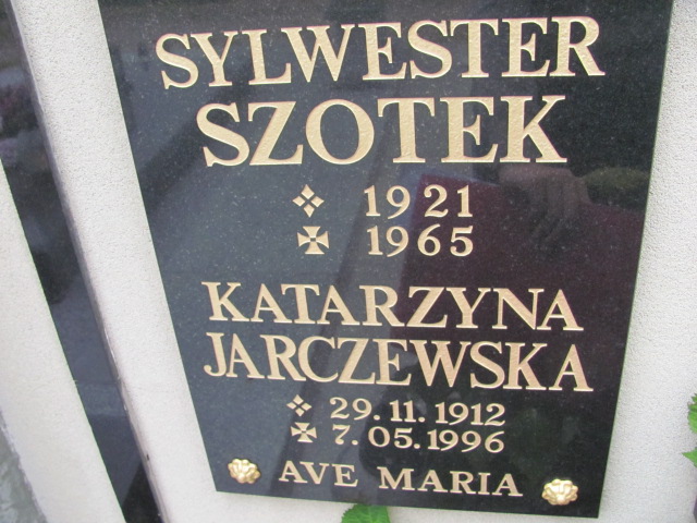 Sylwester Szotek 1920 Oława - Grobonet - Wyszukiwarka osób pochowanych