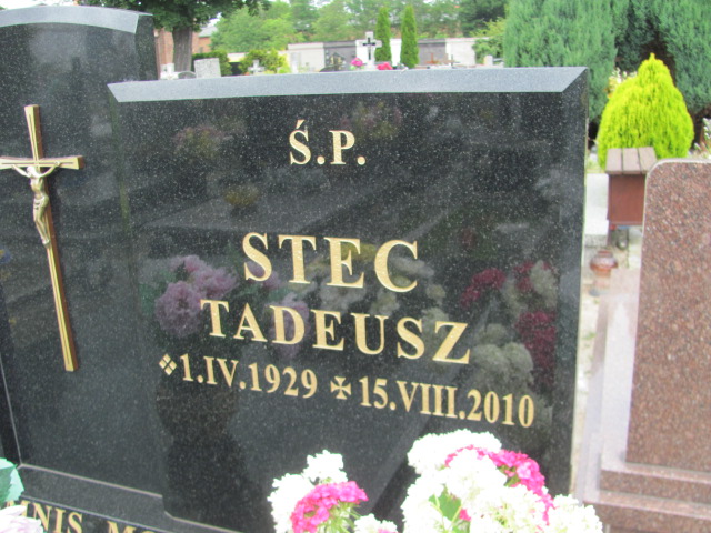 Tadeusz Mieczysław Stec 1929 Oława - Grobonet - Wyszukiwarka osób pochowanych