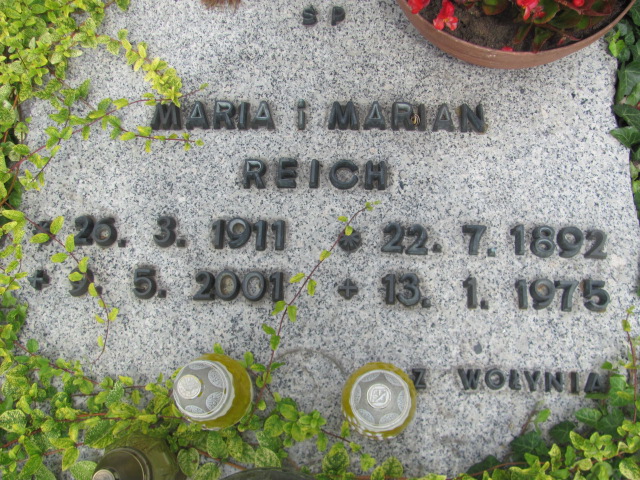 Maria Reich 1911 Oława - Grobonet - Wyszukiwarka osób pochowanych
