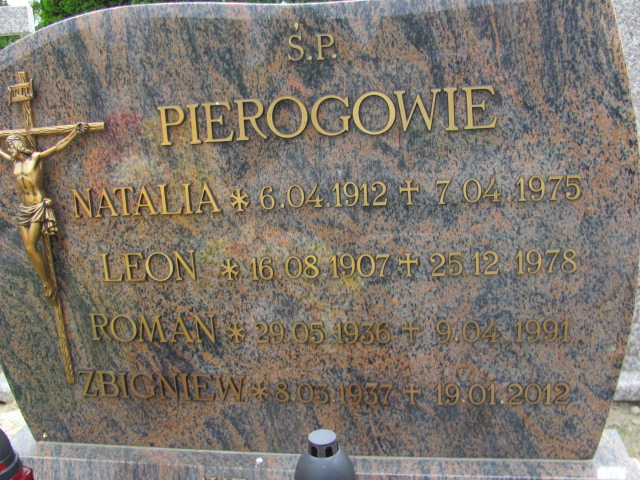 Tomasz Pierog 1936 Oława - Grobonet - Wyszukiwarka osób pochowanych