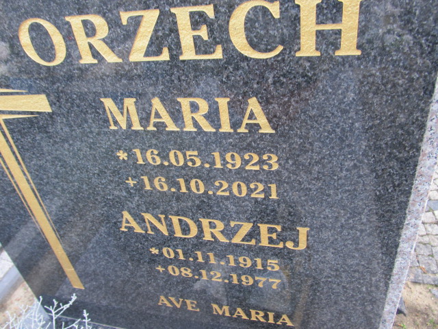 Maria Orzech 1923 Oława - Grobonet - Wyszukiwarka osób pochowanych