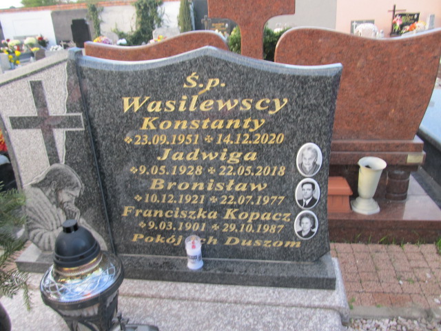 Konstanty Wasilewski 1951 Oława - Grobonet - Wyszukiwarka osób pochowanych