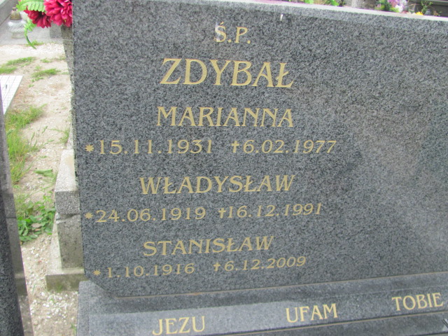 Stanisław Zdybał 1916 Oława - Grobonet - Wyszukiwarka osób pochowanych