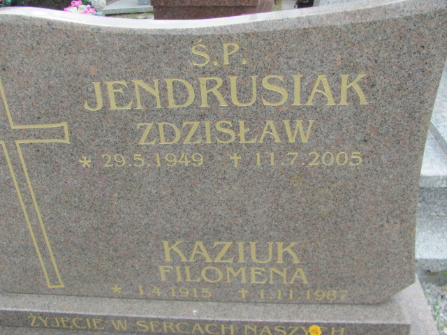 Filomena Kaziuk 1915 Oława - Grobonet - Wyszukiwarka osób pochowanych