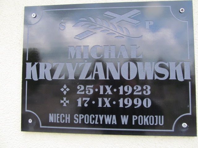 Michał Krzyżanowski 1923 Oława - Grobonet - Wyszukiwarka osób pochowanych