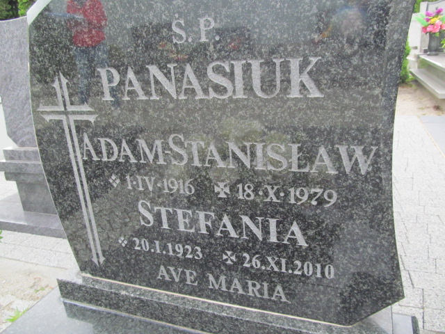 Adam Stanisław Panasiuk 1916 Oława - Grobonet - Wyszukiwarka osób pochowanych