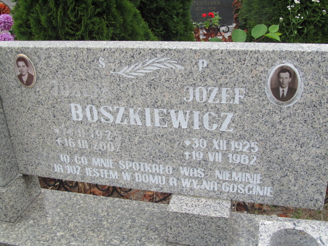 Józef Boszkiewicz 1925 Oława - Grobonet - Wyszukiwarka osób pochowanych