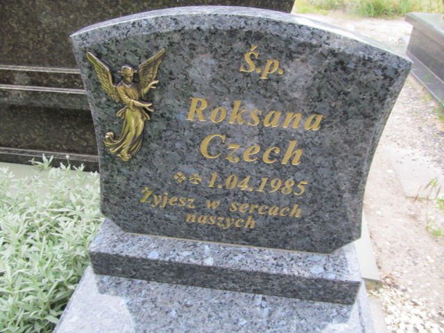 Roksana Czech 1985 Oława - Grobonet - Wyszukiwarka osób pochowanych