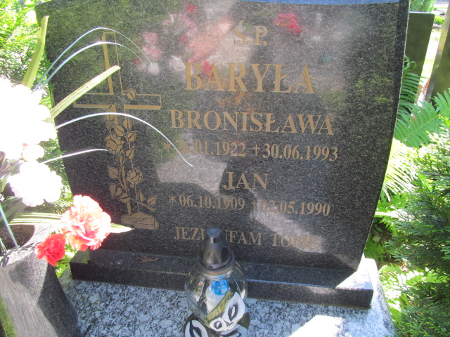 Jan Baryła 1909 Oława - Grobonet - Wyszukiwarka osób pochowanych