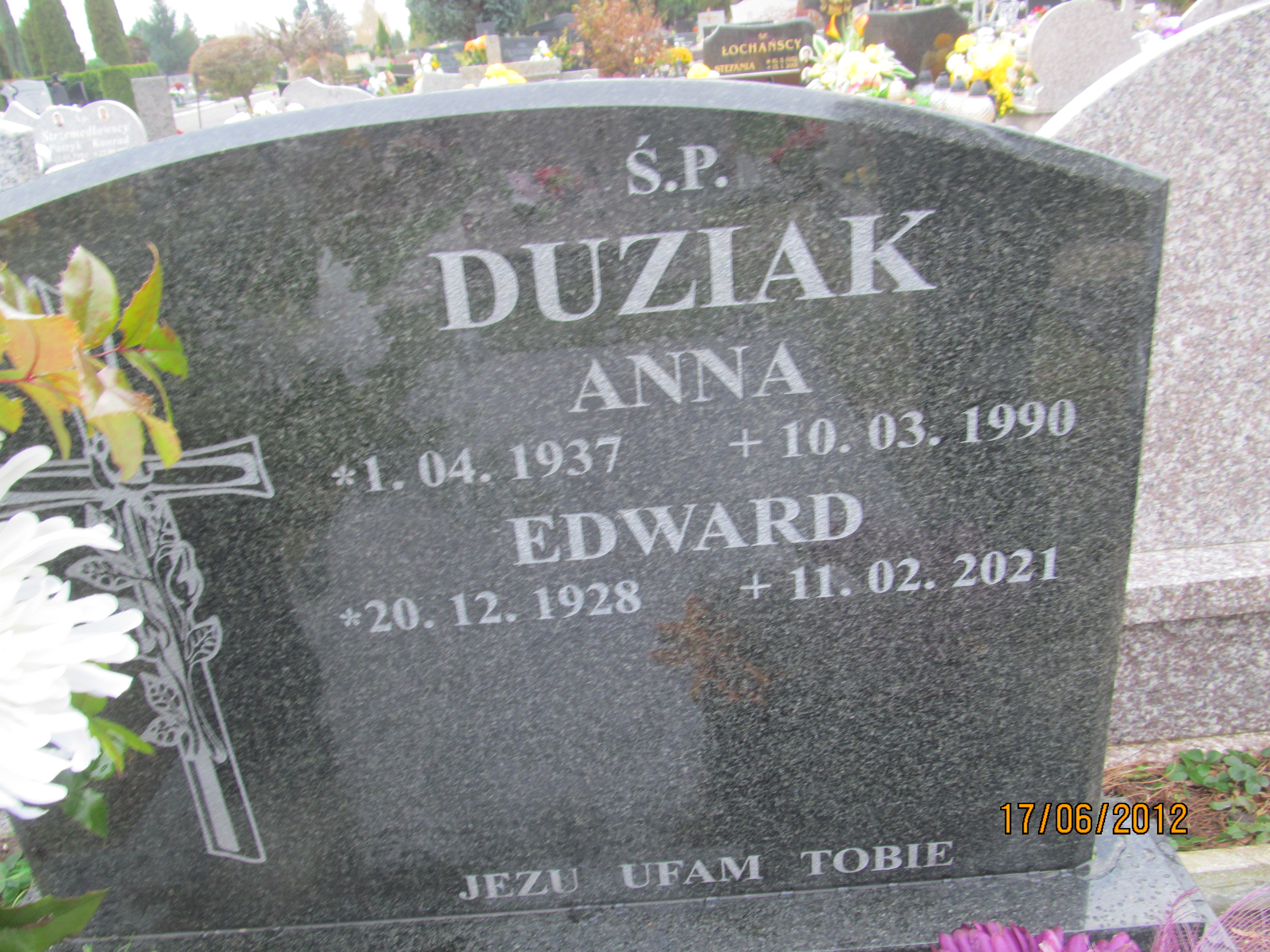 Edward Dudziak 1928 Oława - Grobonet - Wyszukiwarka osób pochowanych