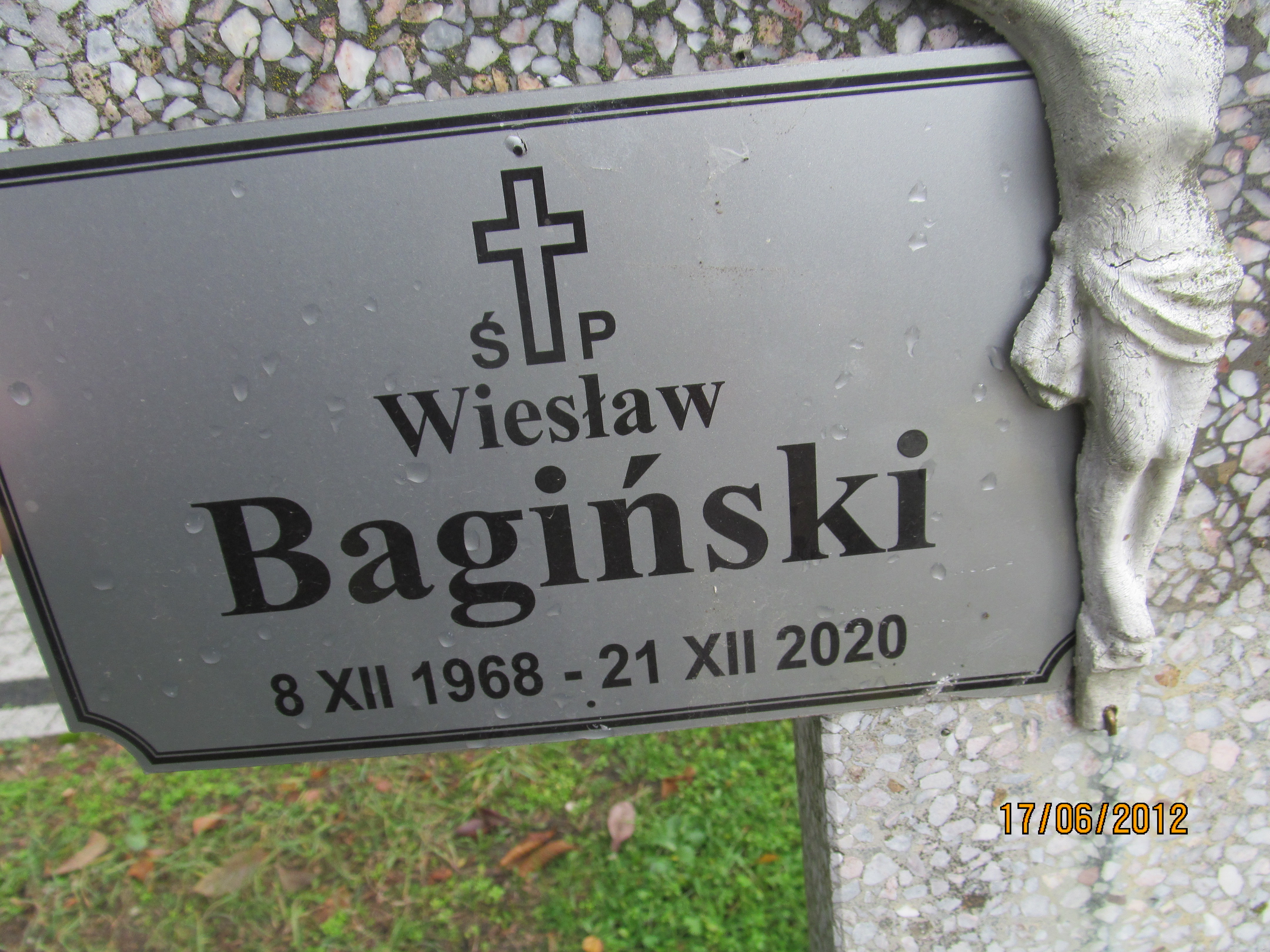 Mieczysław Bagiński 1933 Oława - Grobonet - Wyszukiwarka osób pochowanych