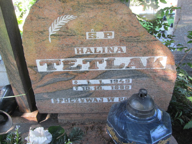 Halina Tetak 1949 Oława - Grobonet - Wyszukiwarka osób pochowanych