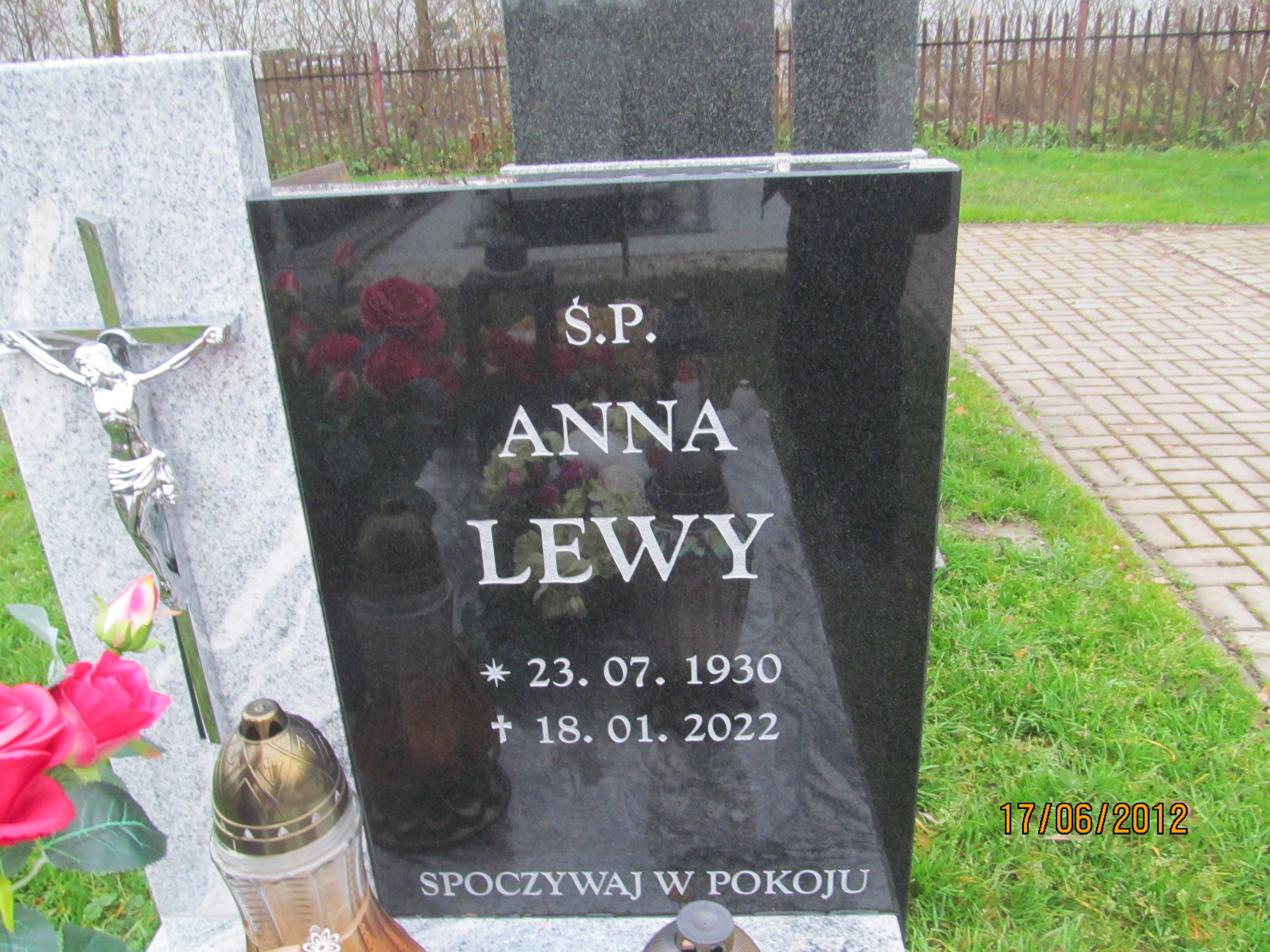Anna Lewy 1930 Oława - Grobonet - Wyszukiwarka osób pochowanych