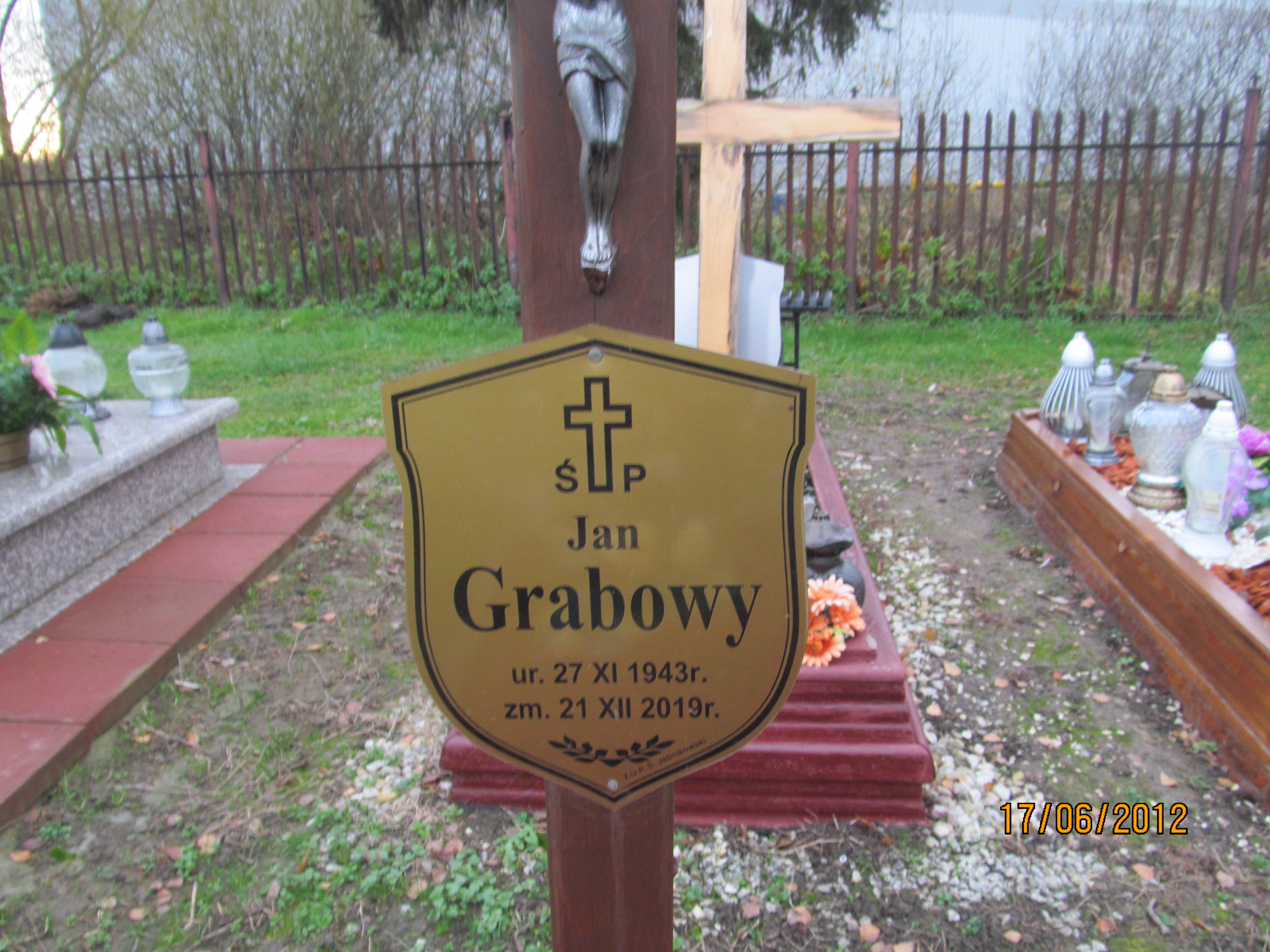 Jan Grabowy 1943 Oława - Grobonet - Wyszukiwarka osób pochowanych