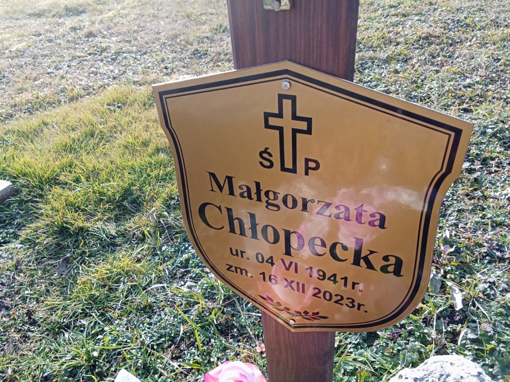 Małgorzata Chopecka 1941 Oława - Grobonet - Wyszukiwarka osób pochowanych
