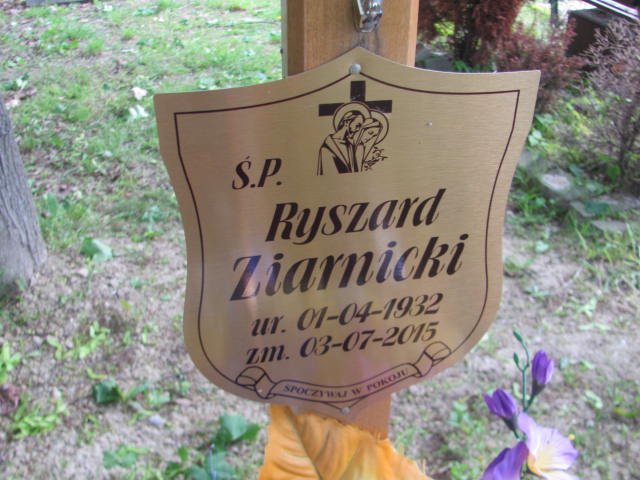 Ryszard Ziarnicki 1932 Oława - Grobonet - Wyszukiwarka osób pochowanych