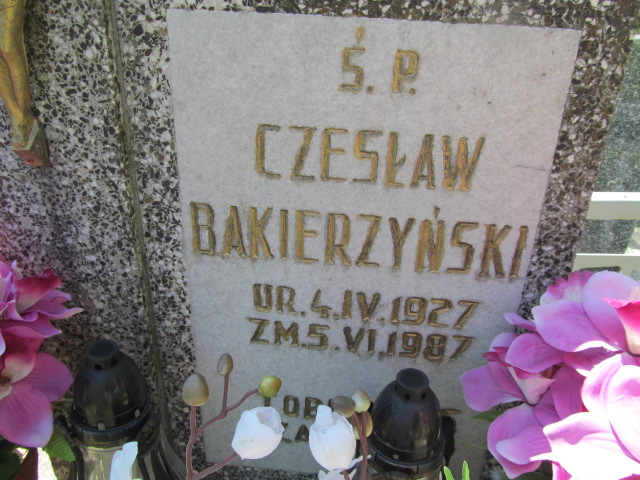 Czesław Bakierzyński 1927 Oława - Grobonet - Wyszukiwarka osób pochowanych