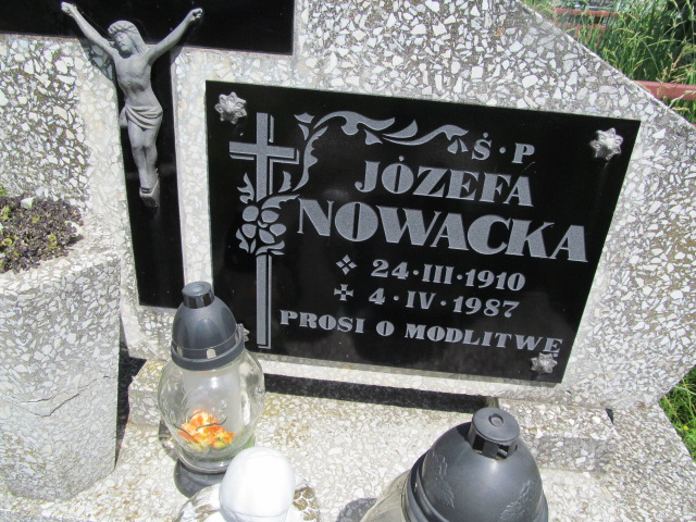 Józefa Nowacka 1910 Oława - Grobonet - Wyszukiwarka osób pochowanych